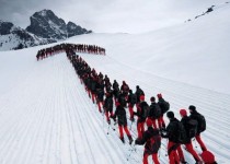 Красивая реклама альпинистского снаряжения